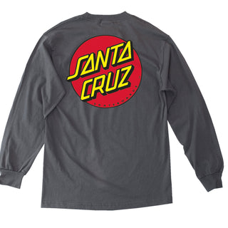 Santa Cruz Longsleeve Shirt Classic Dot Charcoal Heather