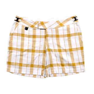 Matix Women's Shorts Plaid Yellow - Size 9