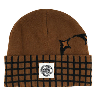Santa Cruz Skateboards Beanie MFG Vector Long Shoreman Clay