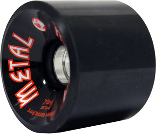 Luv Yo Mutha Longboard Wheels Metal CNC Aluminum Core 70mm 81A Black Dregs