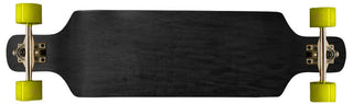 Longboard Complete - Drop Down 9.4 x 38 Black Concave Maple  Symmetrical Shape
