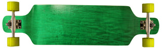 Longboard Complete - Drop Down 9.4 x 38 Green Concave Maple  Symmetrical Shape