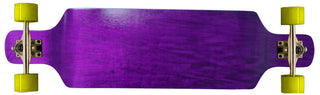 Longboard Complete - Drop Down 9.4 x 38 Purple Concave Maple  Symmetrical Shape