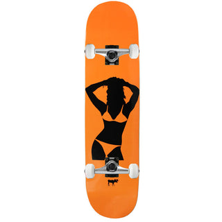 Moose Complete Canadian Maple Girl Silhouette Orange 7.75"