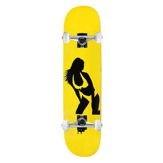 Moose Complete Canadian Maple Girl Silhouette Yellow 7.75"