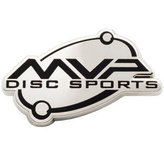 MVP Disc Golf Hard Enamel Pin - Chrome Background