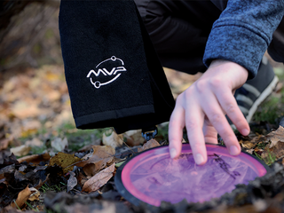 MVP Disc Golf Towel Tri-Fold Black 23.25" x 16.5"
