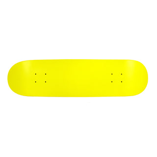 Moose Blank Skateboard Deck Neon Yellow 7.5"