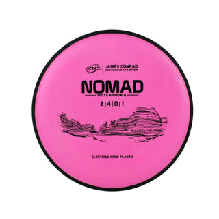 MVP Disc Golf James Conrad Signature Electron Firm Nomad Putter 2/4/0/1.5 Bubblegum Pink 169 grams