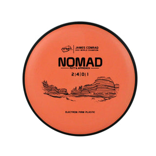 MVP Disc Golf James Conrad Signature Electron Firm Nomad Putter 2/4/0/1.5 Orange 168 grams