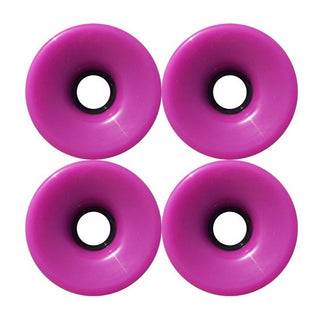 Blank Longboard Wheels 4 pack - 76mm Solid Purple