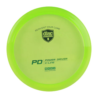 Discmania Disc Golf Originals C-Line PD Power Driver 10/4/0/3 Green/Green 174 grams