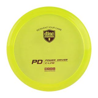 Discmania Disc Golf Originals C-Line PD Power Driver 10/4/0/3 Yellow/Magenta 174 grams