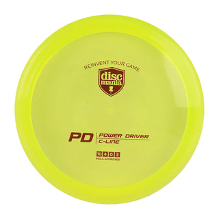 Discmania Disc Golf Originals C-Line PD Power Driver 10/4/0/3 Yellow/Red 169 grams