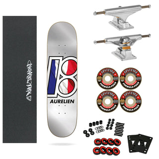 Plan B Complete Aurelien Giraud Global 8.0" Independent Trucks, Spitfire Wheels