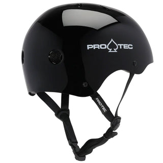 Pro Tec Skateboard Helmet Classic Certified Gloss Black Size M