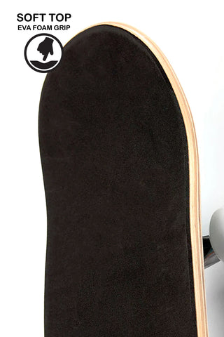 Push Skateboard Complete Frosty Soft Top Red/Blue 6.5" x 28.2"
