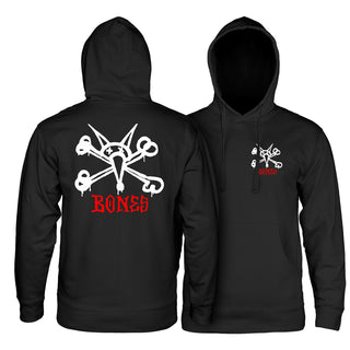 Powell Peralta Skateboard Hoody Rat Bones Black