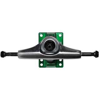 Core Hollow Trucks 5.0 (7.75") Silver With Green Base (Hollow Kingpin)