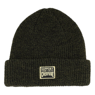 Creature Skateboards Beanie REV Support Shoreman Olive Heather