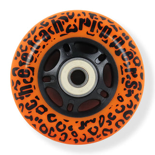 Cheetah Rippers 76mm 82A Orange Wheels with Abec 9 Bearings for Razor RipStik