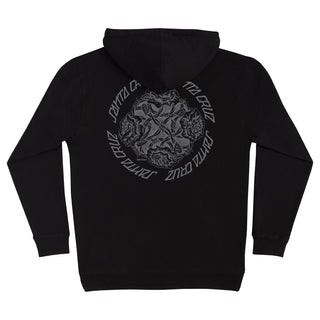 Santa Cruz Skateboards Hoody Dressen Pen Roses Center Pullover Black