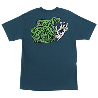 Santa Cruz Skateboards Shirt Freaks Hand Harbor Blue