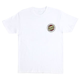 Santa Cruz Skateboards Shirt Mas Loco Dot White