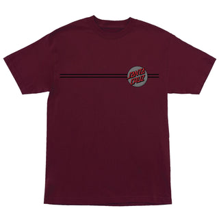 Santa Cruz Skateboards Shirt Other Dot Maroon/Grey/Red