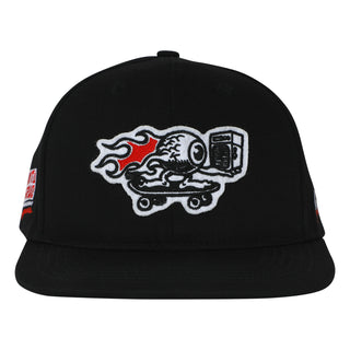 Santa Cruz Skateboards Hat Santa Cruz Presents Snapback Structured Black