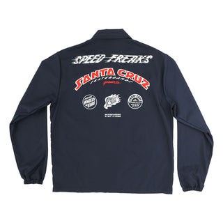 Santa Cruz Skateboards Coat Speed Club Racing Mechanic Navy