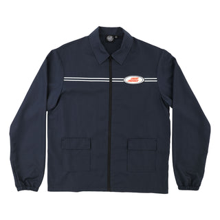 Santa Cruz Skateboards Coat Speed Club Racing Mechanic Navy