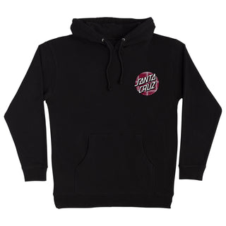 Santa Cruz Skateboards Hoody Tartan Plaid Dot Pullover Black
