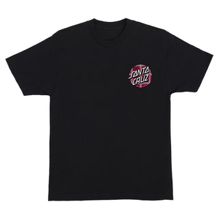 Santa Cruz Skateboards Shirt Tartan Plaid Dot Black