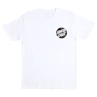 Santa Cruz Skateboards Shirt Tartan Plaid Dot White