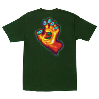 Santa Cruz Skateboards Shirt Thermal Hand Forest Green