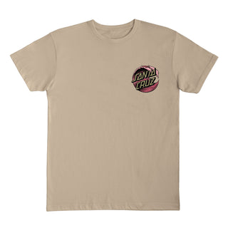 Santa Cruz Skateboards Shirt Wave Dot Tan/Merlot
