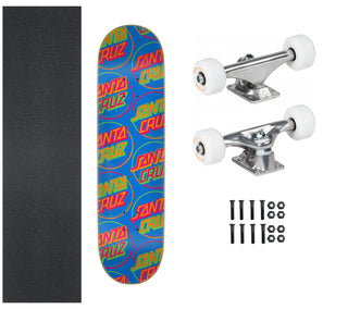 Santa Cruz Skateboard Opus In Color 8.125" x 31.7" with Powell Mini Logo Package