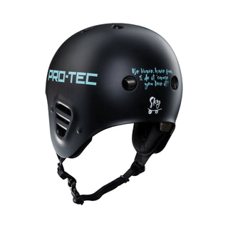 Pro Tec Helmet Sky Brown Full Cut Certified Black Size XL