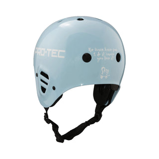 Pro Tec Helmet Sky Brown Full Cut Certified Blue Size L