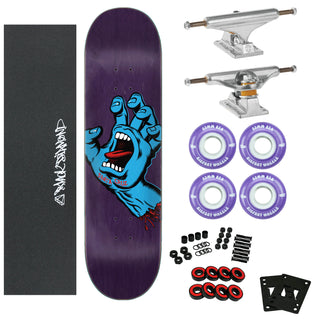 Santa Cruz Complete Screaming Hand 8.375" W/Independent & Soft Wheels