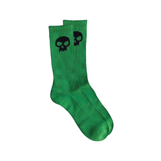 Zero Skateboards Socks Skull Green