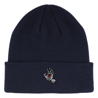 Santa Cruz Skateboards Beanie Screaming Hand Navy/Grey