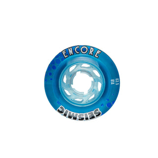Seismic Wheels Encore Crystal Clear Blue 63.5mm x 42mm 81A