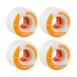 Seismic Wheels Focus White 55mm x 38mm 95A