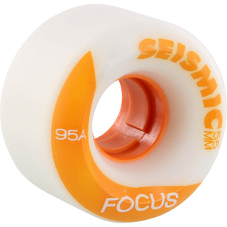 Seismic Wheels Focus White 55mm x 38mm 95A
