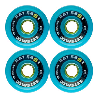 Seismic Wheels Hot Spot Translucent Blue 76mm x 59mm 80A