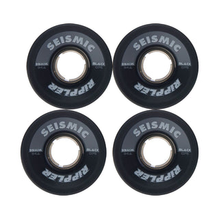Seismic Wheels Rippler Translucent Black 59mm x 43mm 94A