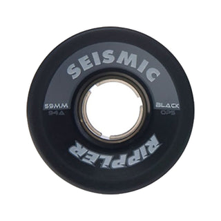 Seismic Wheels Rippler Translucent Black 59mm x 43mm 94A