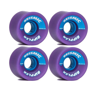 Seismic Wheels Rippler Translucent Purple 59mm x 43mm 90A